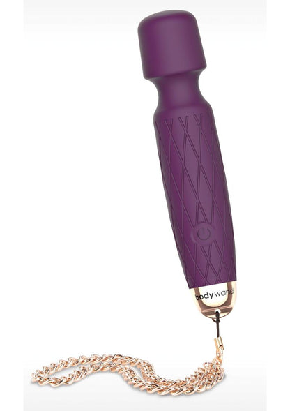 Bodywand Luxe Mini Wand Rechargeable Silicone Wand Massager - Purple