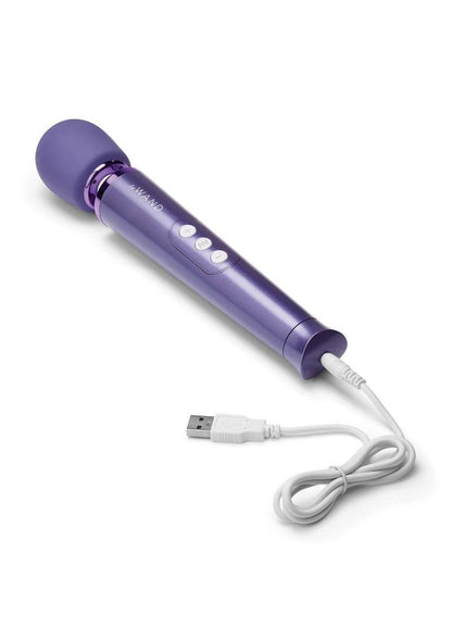 Le Wand Petite Rechargeable Silicone Vibrating Massager - Purple/Violet